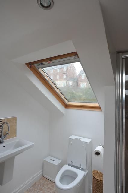 loft conversion ensuite window above toilet wakefield 